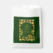 エメラルド伝統的ヒンドゥー教結婚のモテ感謝していィフ フェイバーバッグ (正面)