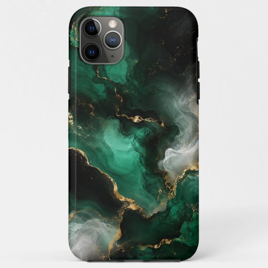 エメラルド大理石 iPhone 11 Pro カーケース Case-Mate iPhoneケース (裏面)