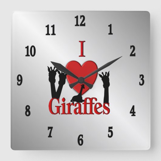 エメラルド威厳のあるフクロウのローマ数字 スクエア壁時計 (正面)