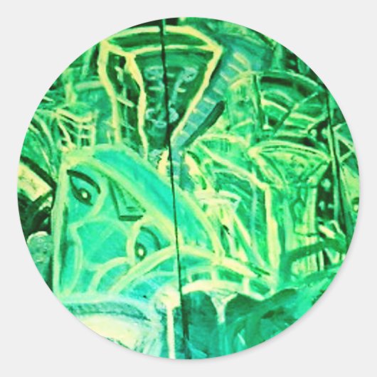 エメラルド市 ラウンドシール (正面)