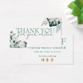 エメラルド感謝していグリーンリーザ割引カード (デスク)