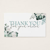 エメラルド感謝していグリーンリーザ割引カード (正面)