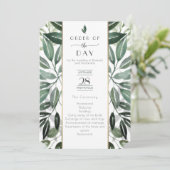 エメラルド森林金縁の軍務命令 招待状 (スタンド正面)