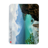 エメラルド湖ブリティッシュコロンビア マグネット (縦)