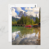 エメラルド湖 ポストカード (正面/裏面)