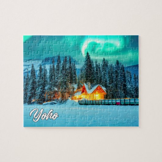 エメラルド湖＆ロッジ, ヨーホー国立公園 ジグソーパズル (横)