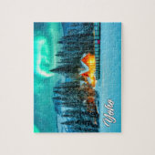 エメラルド湖＆ロッジ, ヨーホー国立公園 ジグソーパズル (縦)