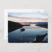 エメラルド湾タホ湖はがき ポストカード (正面/裏面)