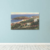 エメラルド湾上空 キャンバスプリント (インサイチュ (ウッドフロア))