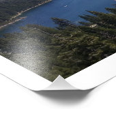 「エメラルド湾」タホ湖 フォトプリント (角)