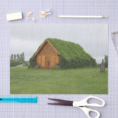 エメラルド畑のエメラルドの魅力納屋 薄葉紙 (クラフト)