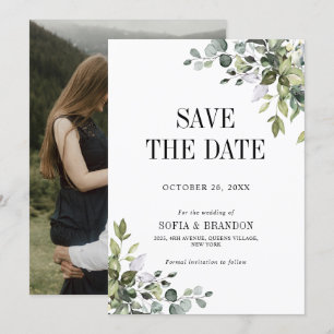 エメラルド素朴の結婚写真 セーブザデート