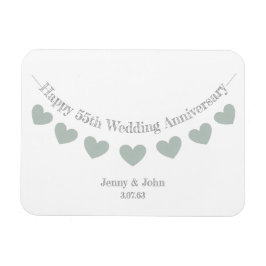 エメラルド結婚の55周年記念の贈り物 マグネット