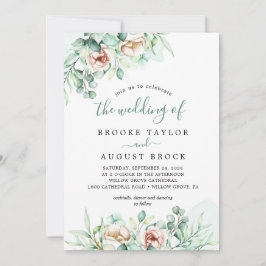エメラルド結婚グリーン招待状 招待状