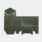 エメラルド結婚マーブルズ記念日のお願い箱 フェイバーボックス (折り畳みなし)