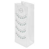 エメラルド結婚55周年記念バント ワインギフトバッグ (裏面アングル)