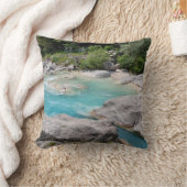 エメラルド美しいソカリバー自然写真 クッション (ブランケット)