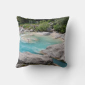 エメラルド美しいソカリバー自然写真 クッション (裏面)
