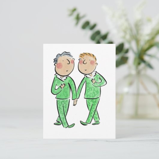 エメラルド記念日 ポストカード (スタンド正面)