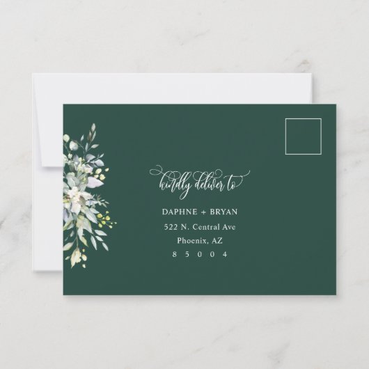 エメラルド離れグリーン対応カード3食選択 出欠カード (裏面)