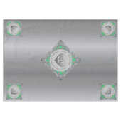 エメラルド20周年記念結婚テーブルクロス テーブルクロス (正面(横))