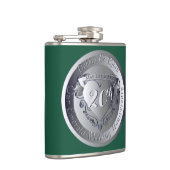 エメラルド20周年記念結婚メダリオン フラスク (右)