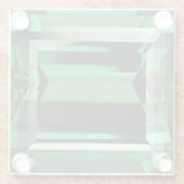 エメラルド3 ガラスコースター (裏面)