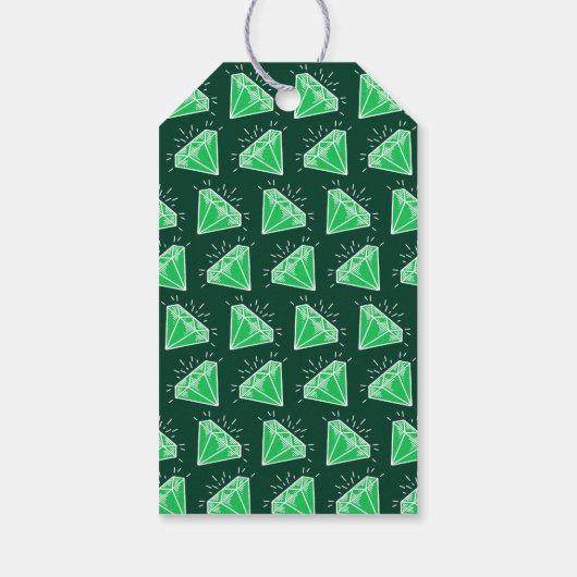 エメラルド55結婚周年記念パーティーリング ギフトタグ (裏面)