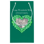 エメラルド55結婚周年記念写真バッグ スモールペーパーバッグ (裏面)