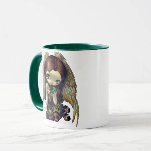 "エメラルド"のマグとの天使 マグカップ (正面左)