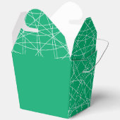 エメラルド アブストラクト ライン アート フェイバーボックス – カスタマイズ可能 (見開き)