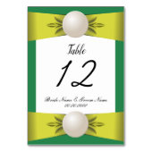 エメラルド&イエローパールリ結婚ボン テーブルナンバー (裏面)