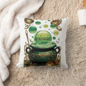 エメラルド・エクスキューズ・コールドロン・グラフィックTシャツ クッション (ブランケット)