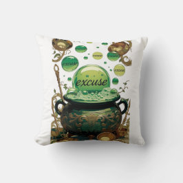 エメラルド・エクスキューズ・コールドロン・グラフィックTシャツ クッション