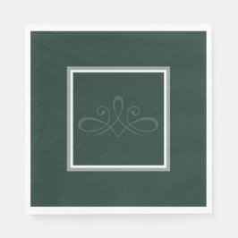 エメラルド+グリーンナプキン スタンダードランチョンナプキン