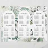 エメラルド・グリーン・ホワイト・フラワーズ・パンフレット (裏面)