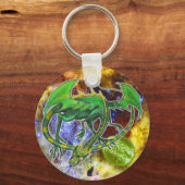 エメラルド・コズミック・ドラゴン  キーホルダー (正面)