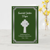 エメラルド・ジュビリー就任記念 祭司55周年 カード (黄色い花)