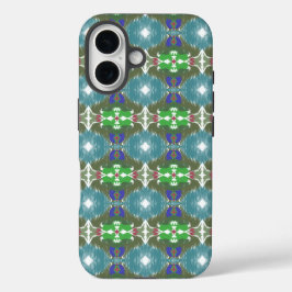 エメラルド・タイド・カレイドスコープ iPhone 16ケース