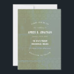 エメラルド ディストレスド エレガンス ウェディング インビテーション<br><div class="desc">エメラルド ディストレスド エレガンス ウェディング インビテーション</div>