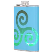 エメラルド トリスケル 古代ケルトのシンボル フラスク (左)