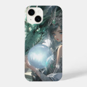 エメラルド・ドラゴン召喚 iPhoneケース (裏面)