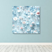 エメラルド&パステル キャンバスプリント (インサイチュ (ウッドフロア))