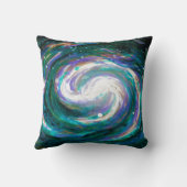 エメラルド&パープル銀河系 クッション (裏面)