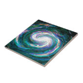 エメラルド&パープル銀河系 タイル (側面)