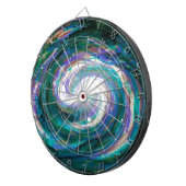 エメラルド&パープル銀河系 ダーツボード (正面右)