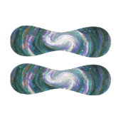 エメラルド&パープル銀河系 野球ボール (パネル)