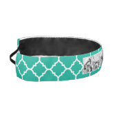 エメラルド&ブラックインスタグラム5フォトコラージモノグラム アスレチックヘッドバンド (左)