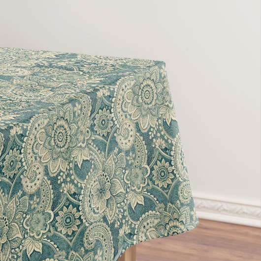 エメラルド・レース・メダリオン テーブルクロス (インサイチュ)