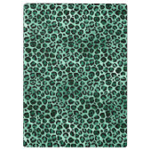 エメラルド&金ゴールドサファリシリーズデザイン9 クリップボード (裏面)